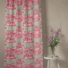 Ancient Column Pink Linen Panel