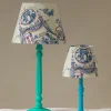 Ancient Columns Blue 12" Tapered Lampshade
