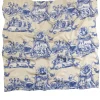 Ancient Columns Blue Silk Scarf