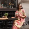 Ancient Columns Olive Rachel Dress