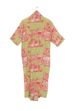 Ancient Columns Olive Rachel Dress
