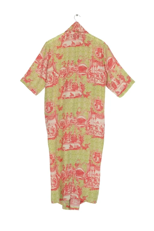 Ancient Columns Olive Rachel Dress