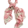 Ancient Columns Pink Scarf