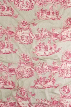Ancient Columns Pink Scarf