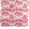 Ancient Columns Pink Silk Scarf