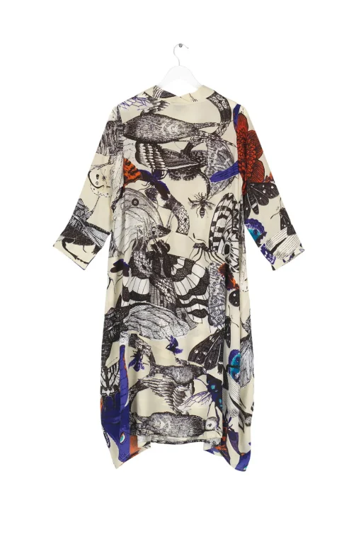 Butterflies Cobalt Asymmetric Dress