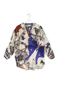Butterflies Cobalt Darcy Shirt