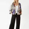 Butterflies Cobalt Kimono