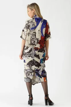 Butterflies Cobalt Rachel Dress