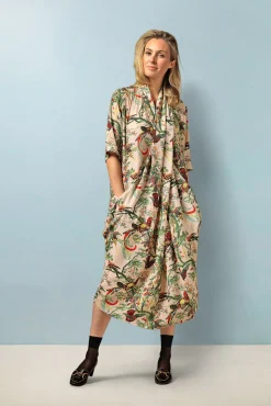 Chinoiserie Pink Rachel Dress