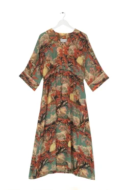 Country Toile Berry Abbi Dress