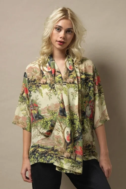 Country Toile Rachel Top