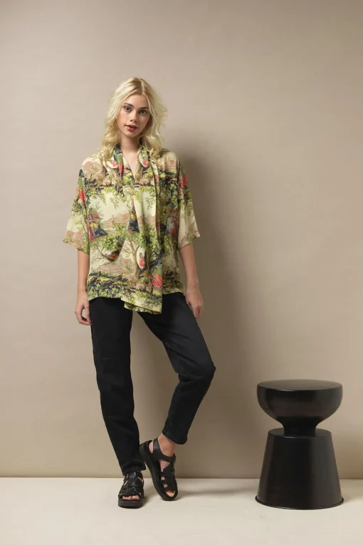 Country Toile Rachel Top