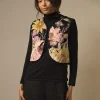 Daisy Black Gilet