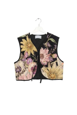 Daisy Black Gilet