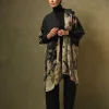 Daisy Black Wool Throwover