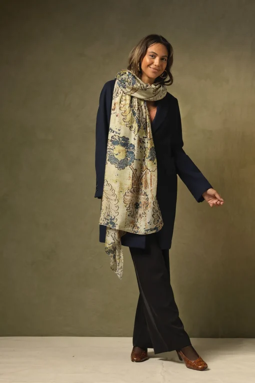 Dhurrie Taupe Scarf
