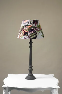Eccentric Blooms Putty 14" Tapered Lampshade