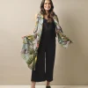 Eccentric Blooms Putty Scarf