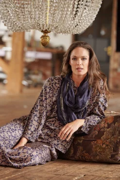 Floral Paisley Blue Darcy Shirt
