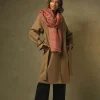 Floral Paisley Orange Scarf