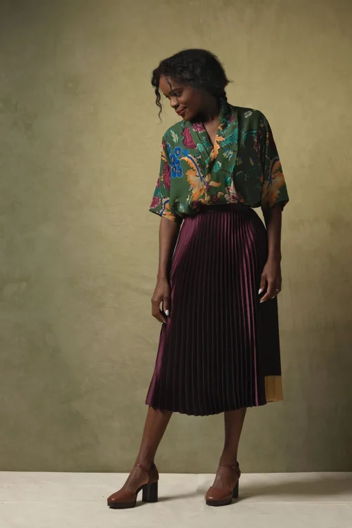 Flower Vase Green Rachel Top