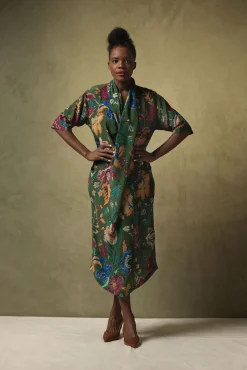 Flower Vase Green Rachel Dress