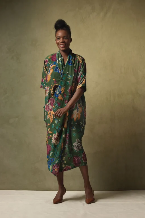 Flower Vase Green Rachel Dress