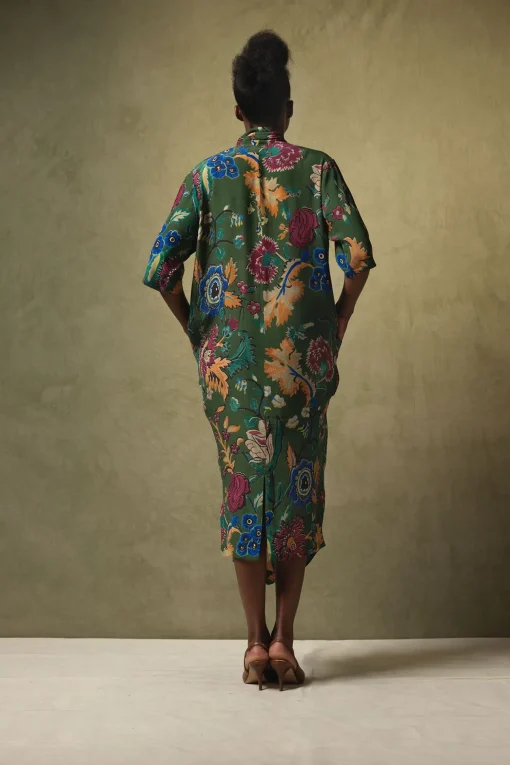 Flower Vase Green Rachel Dress