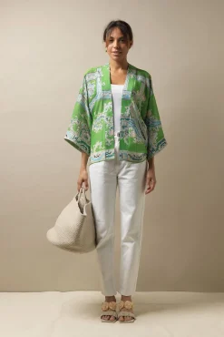 Handkerchief Green Kimono
