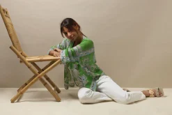 Handkerchief Green Kimono