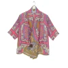 Indian Summer Pink Rachel Top