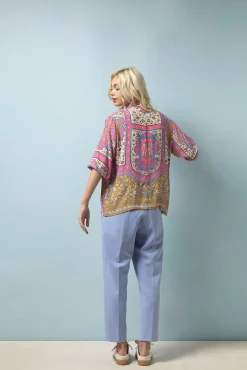 Indian Summer Pink Rachel Top