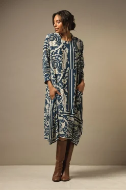 Jaipur Blue Asymmetric Dress