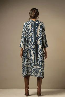 Jaipur Blue Asymmetric Dress