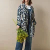 Jaipur Blue Velvet Boyfriend Jacket