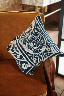 Jaipur Blue Velvet Cushion