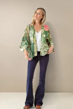 Kew Elderflower Green Kimono