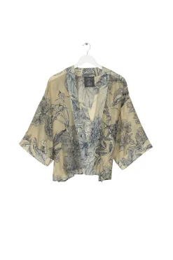 Kew Etched Floral Stone Kimono