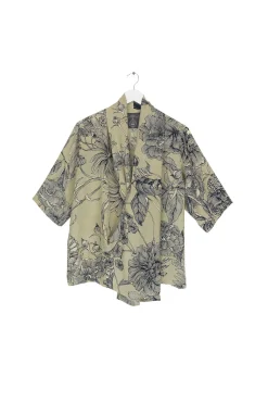 Kew Etched Floral Stone Rachel Top