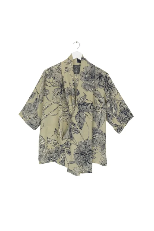 Kew Etched Floral Stone Rachel Top