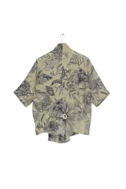 Kew Etched Floral Stone Rachel Top