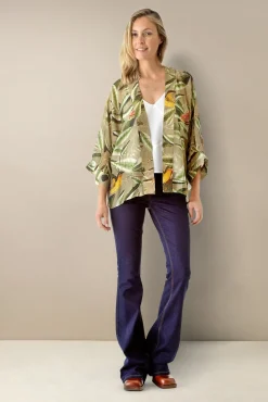 Kew Evergreen Stone Kimono