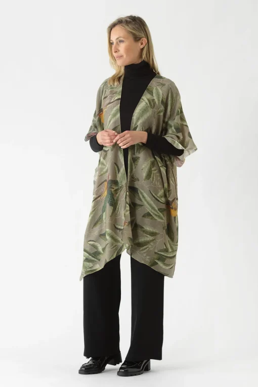 Kew Evergreen Stone Wool Throwover