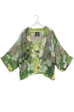 Kew Hydrangea Lime Green Kimono
