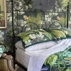 Kew Hydrangea Lime Pillow Shams