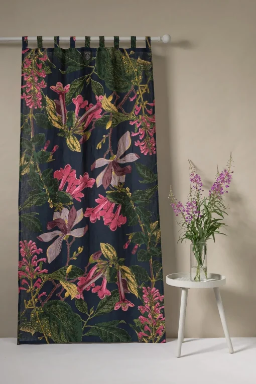Kew Magnolia Blue Linen Panel