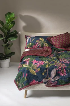 Kew Magnolia Blue Pillow Shams