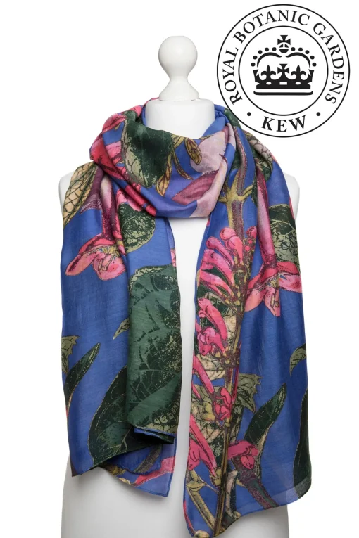 Kew Magnolia Purple Scarf