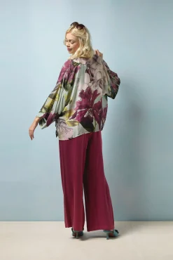 Kew Protea Duck Egg Kimono
